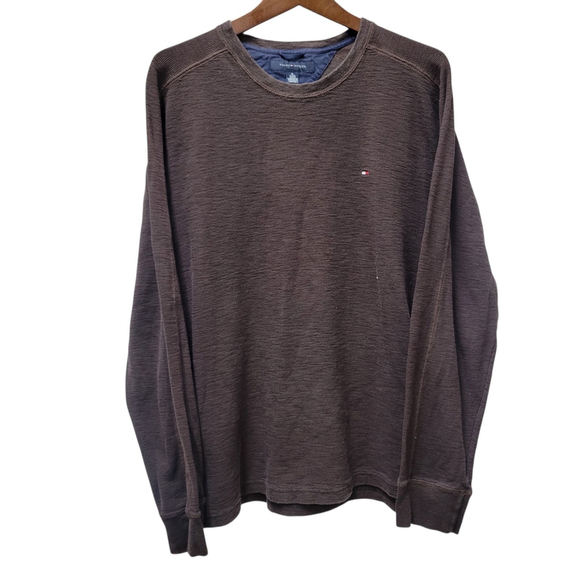 Tommy Hilfiger Men's Crewneck Long-Sleeves Thermal Shirt Size XL Excellent Cond - Picture 2 of 6